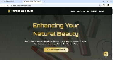 Makeup Website by Zouraiz